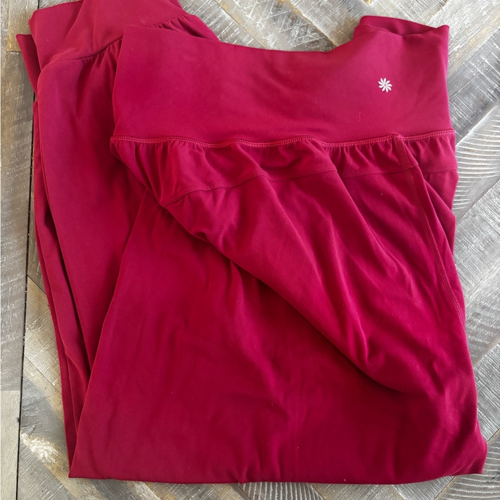 Athleta Women’s 3X Salutation Maroon Jogger Pants - Picture 6 of 6